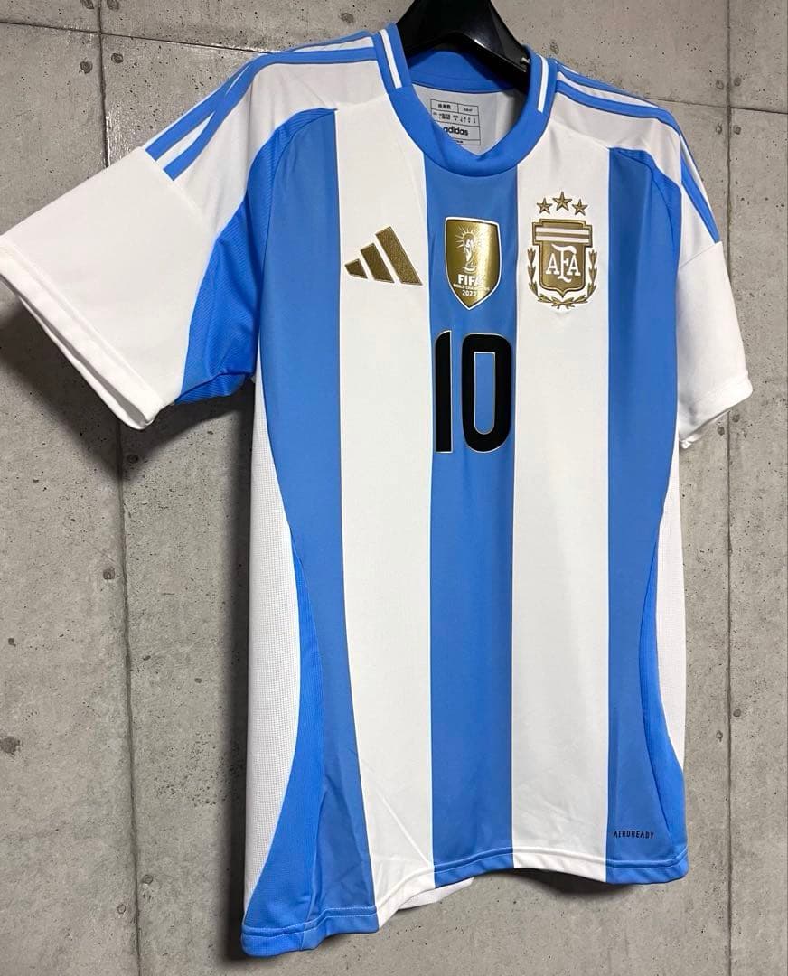【新品/タグ付き】2024 アルゼンチン代表 ♯10 メッシ【XLサイズ】ホーム