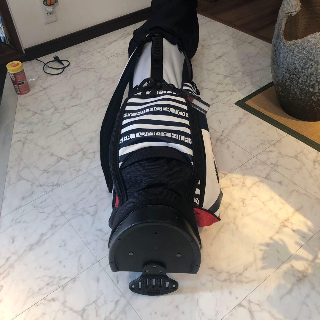 トミーヒルフィガー キャディバッグ 赤・黒・白