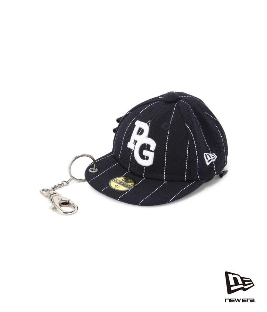 【NEWERA × PG】コラボ ピンストライプ柄ボールポーチ (UNISEX)