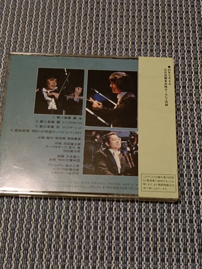 交響詩「宇宙戦艦ヤマト」ライブ録音／大友直人指揮　NHK交響楽団　羽田健太郎