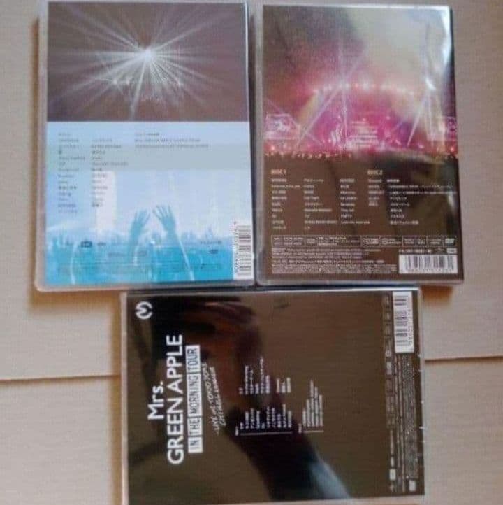 新品未開封 Mrs. GREEN APPLE DVD 3作品