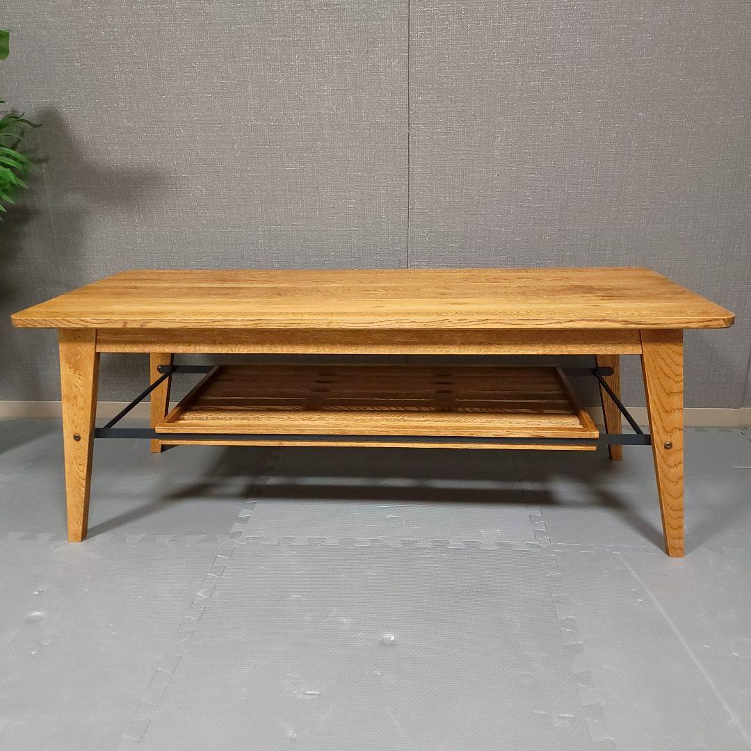 定価44,980円 関家具 オクトバ1200 コーヒーテーブル　天然木