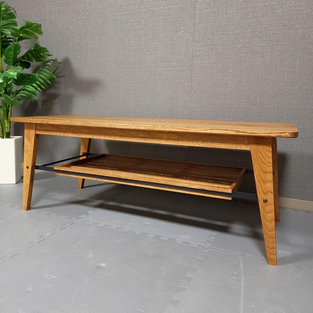 定価44,980円 関家具 オクトバ1200 コーヒーテーブル　天然木