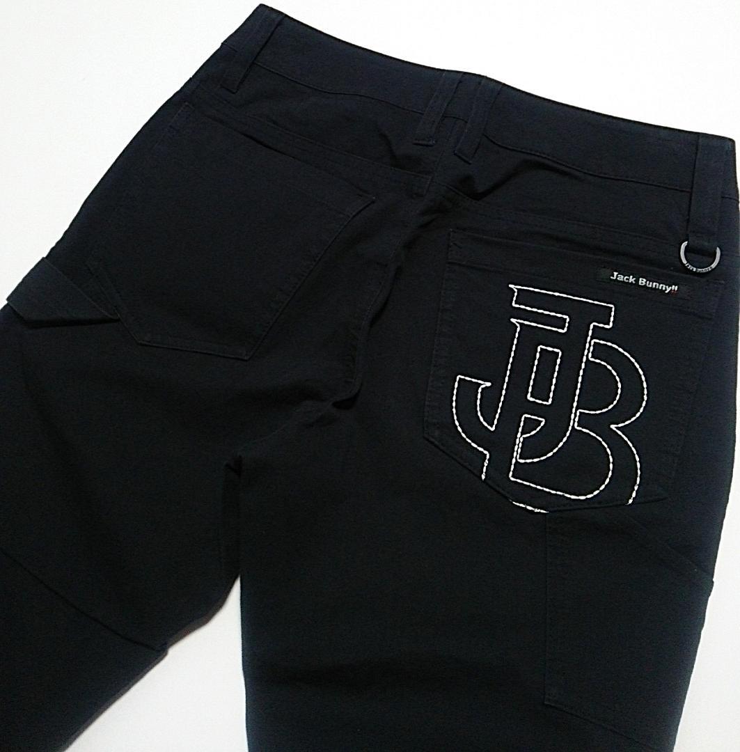 美品 ジャックバニー 春夏秋 スリムフィットゴルフパンツ スキニー レディース0
