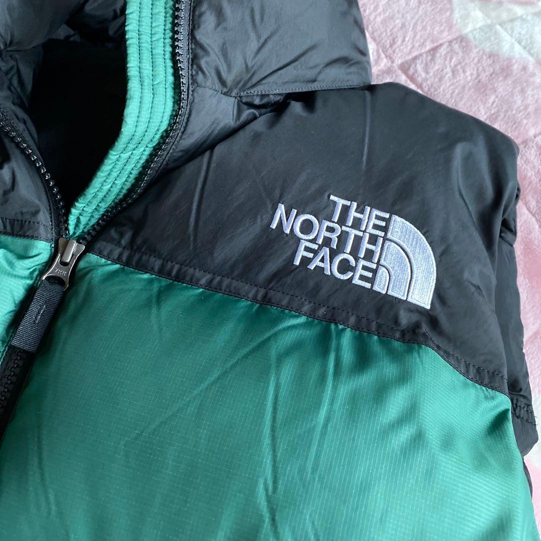 THE NORTH FACEノースフェイスヌプシベスト　ダウンベスト　グリーン
