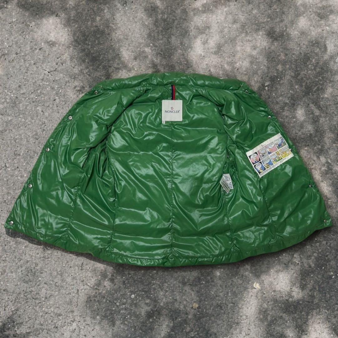 【希少❗️】MONCLER モンクレール グリーン　緑　ダウンベスト サイズ２