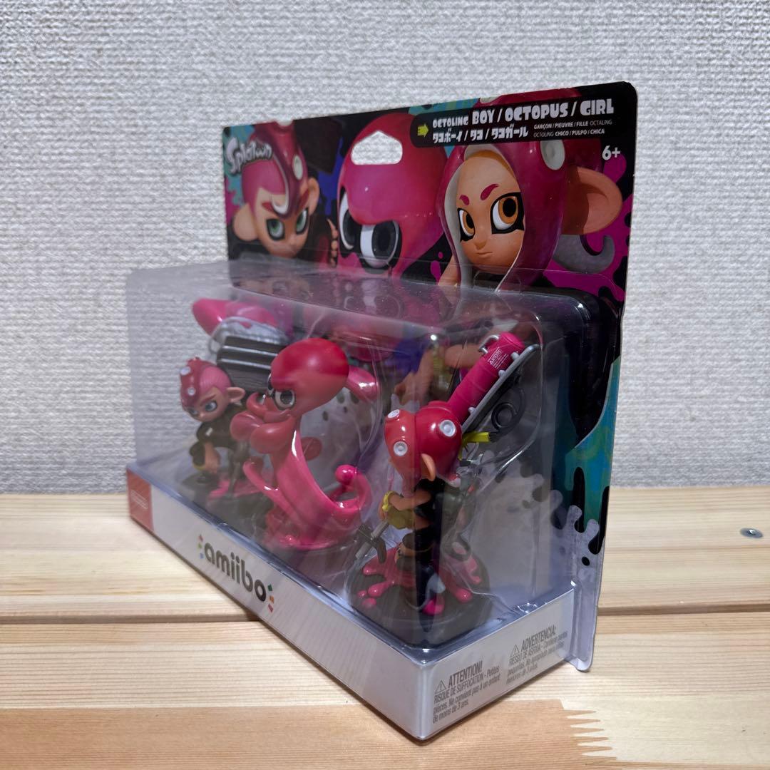 AMIIBO トリプルセット タコガール タコ タコボーイ(スプラトゥーンシリ…