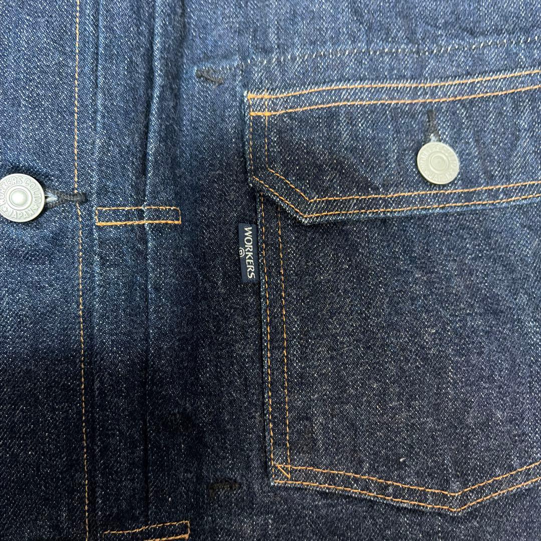 極美品　WORKERS　デニムジャケット　38 21FW