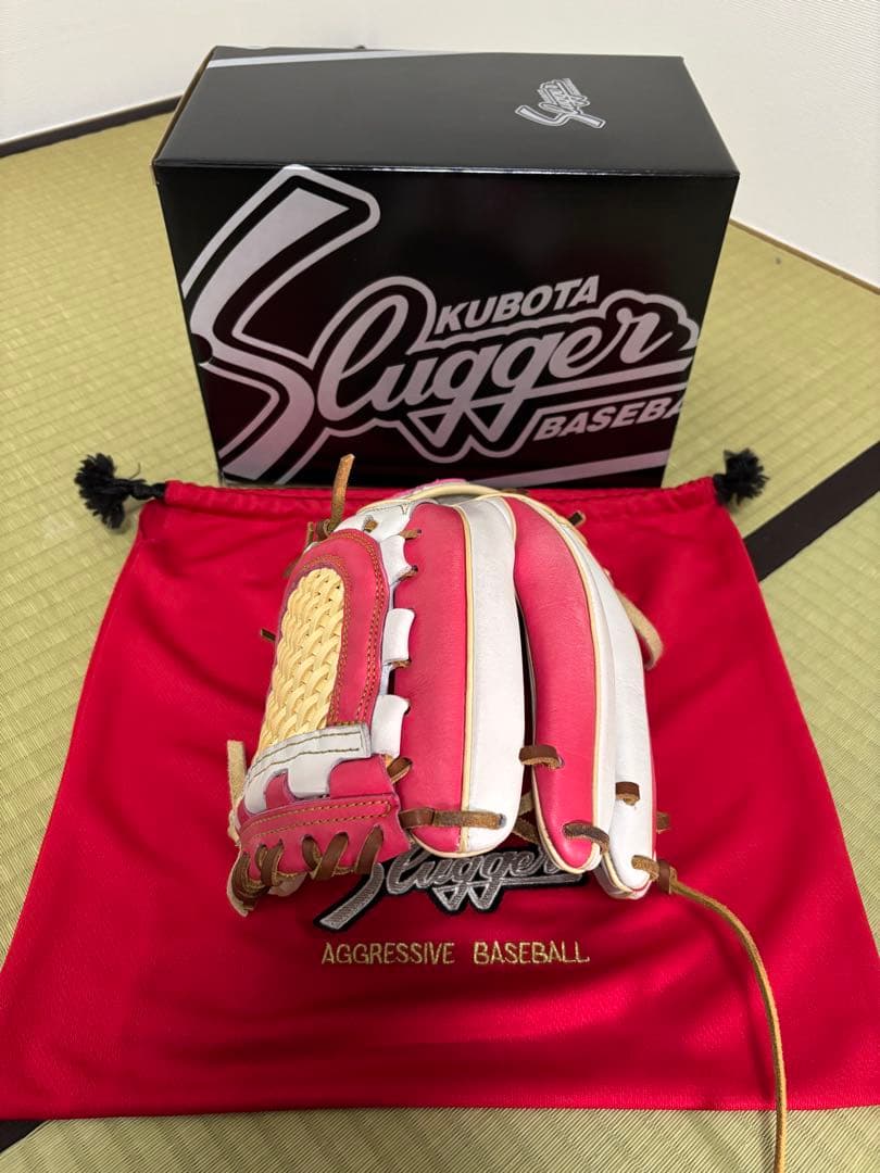 最終値下　久保田スラッガー 軟式 内野手用 グローブ KSN-AR5-PW