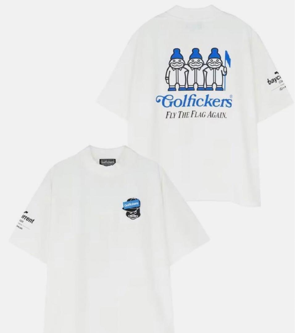 完売品 Golfickers 半袖T baycurrent コラボ　M ホワイト