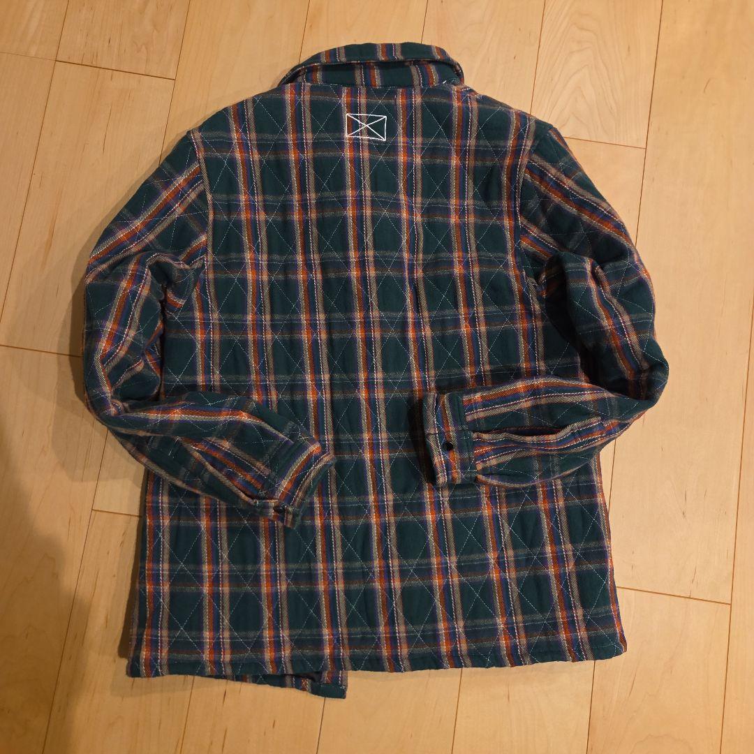 mlvince キルティングシャツジャケット グリーン