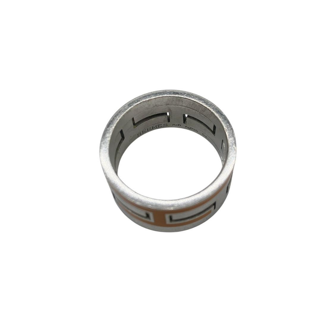 HERMES ムーブアッシュ SV925 リング 指輪 約13号