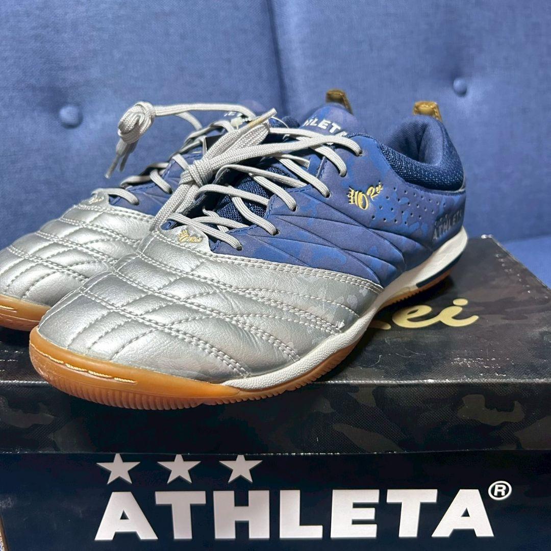 ATHLETA O-Rei Futsal 26.0cm ネイビー/シルバー
