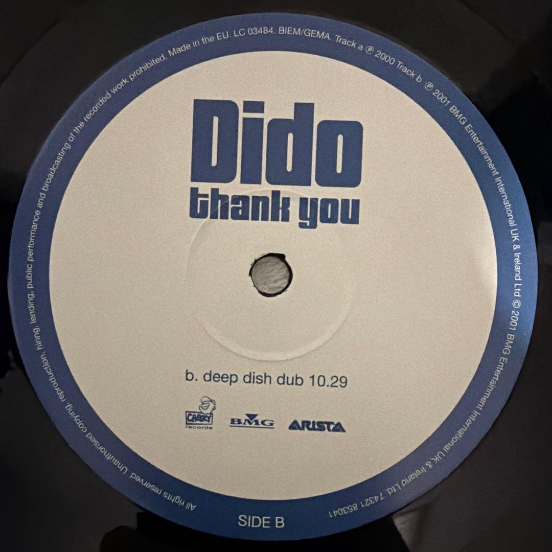 Dido / Thank You 12インチ　レコード
