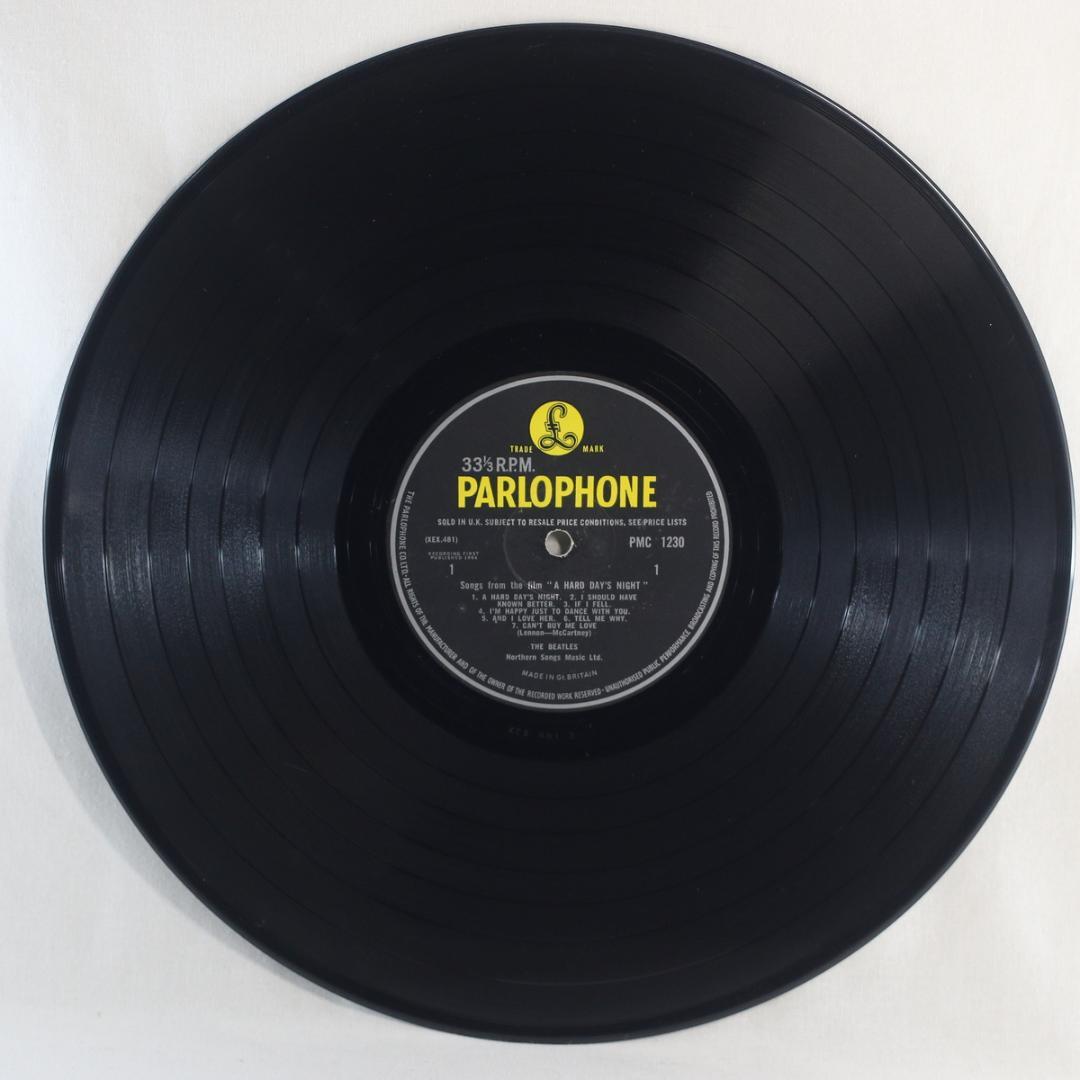 英LP The Beatles A Hard Day's Night 1stプレ