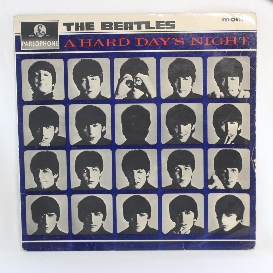 英LP The Beatles A Hard Day's Night 1stプレ