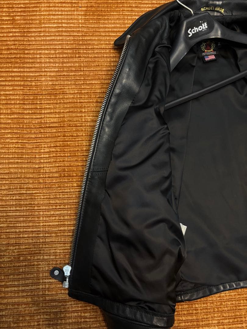 Schott ブラック レザージャケット 103US