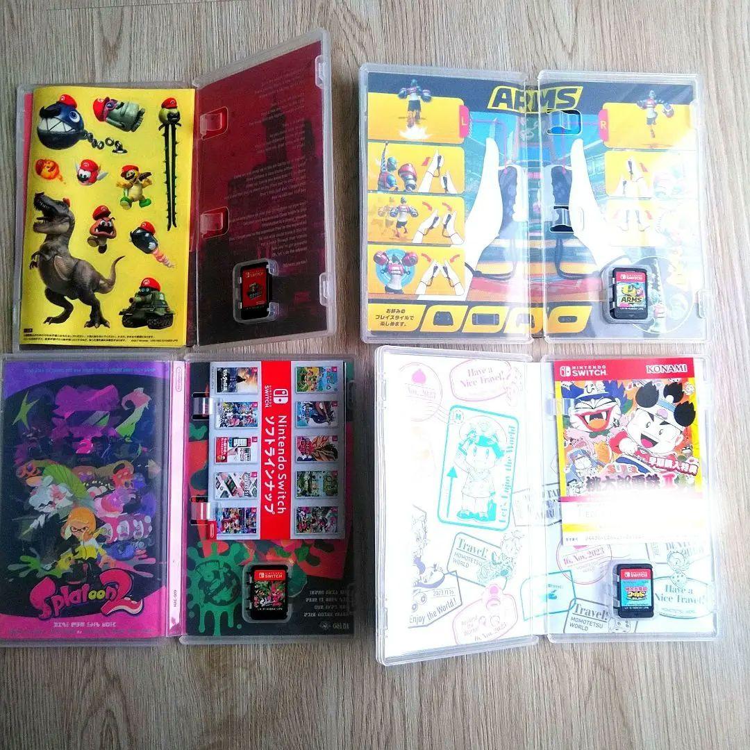 Switchソフト4本セット　マリオスプラ桃電ARMS