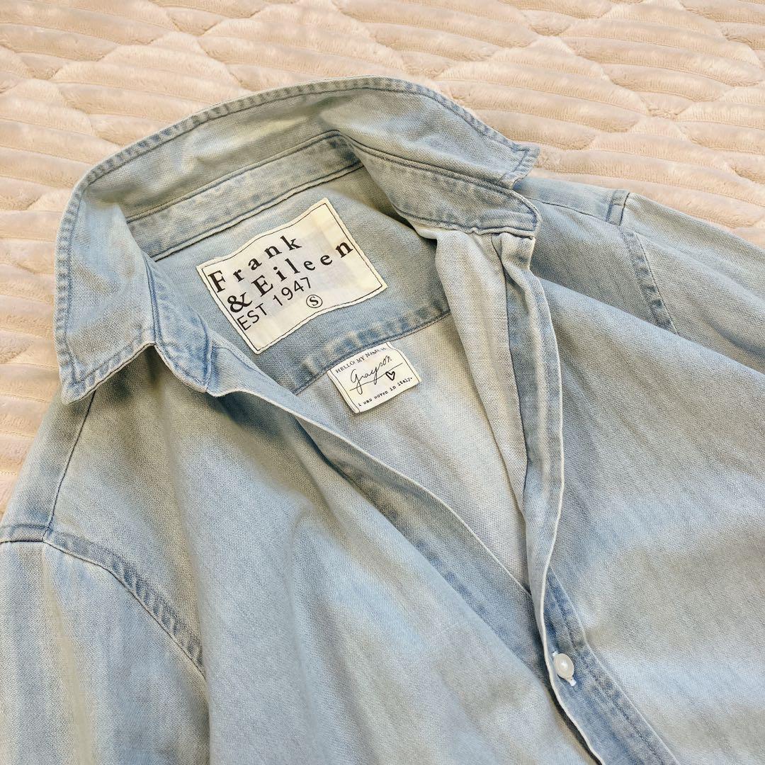 Frank&Eileen デニムスキッパーシャツ 長袖 サイズS グラデーション