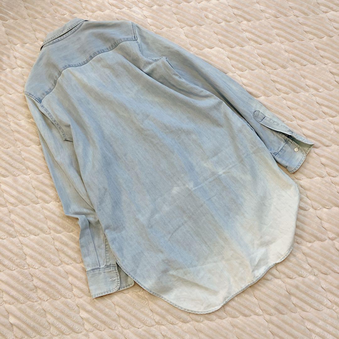 Frank&Eileen デニムスキッパーシャツ 長袖 サイズS グラデーション