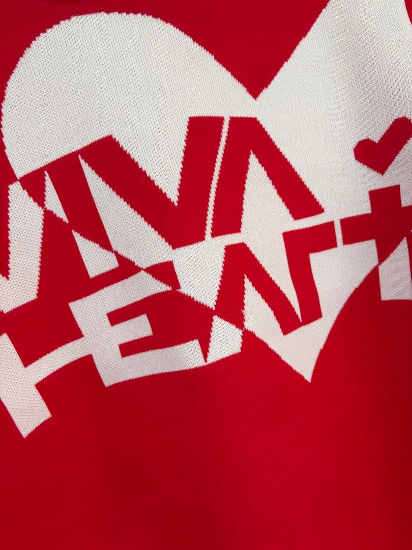 VIVA HEART ハートロゴニット セーター