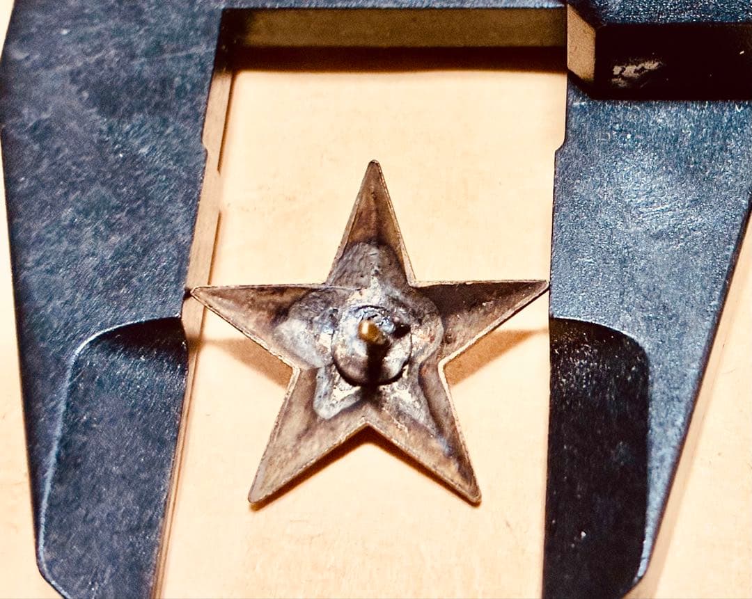 ♠︎ワンスター♠︎ビンテージ40s★オールド2個♠︎真鍮ブラス製♠︎ヘルズエンジェルス