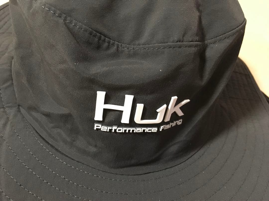 Huk Fishingフィッシングシャツ グレー ハット 美品
