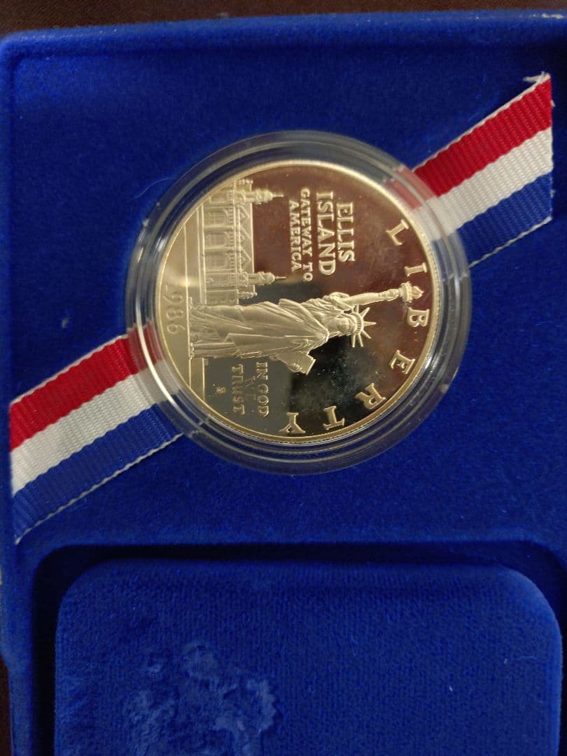 エリス島記念銀貨 1996年 銀製
