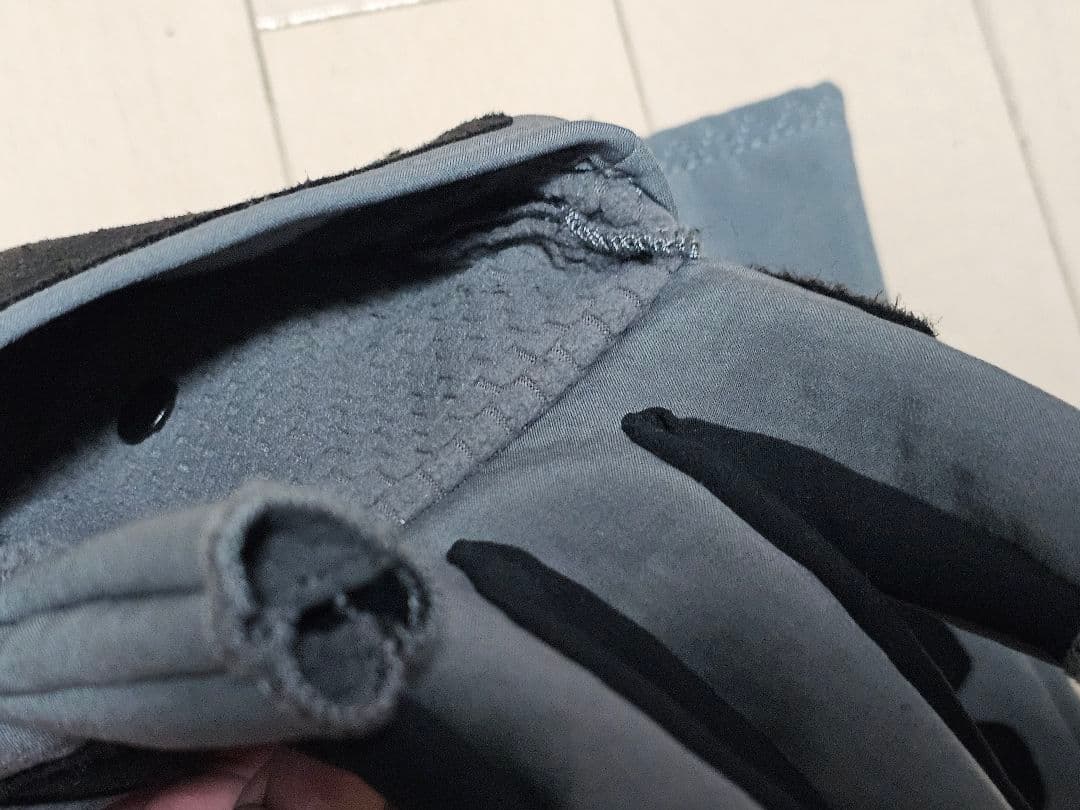 patagonia フィッシンググローブ ミトン フィンガーレス グレー M