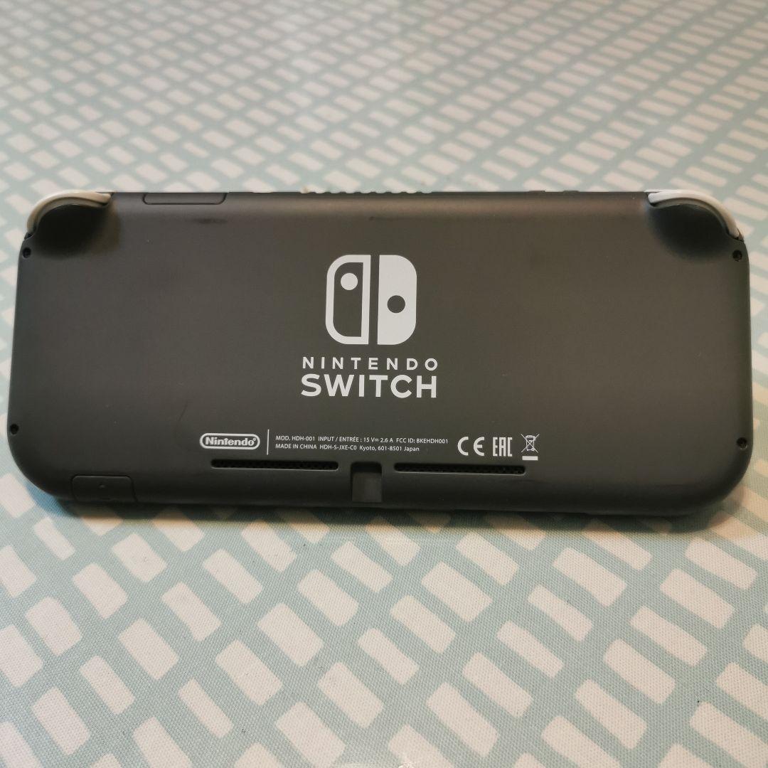 ニンテンドースイッチライト本体　グレー ジャンク　電源入りません
