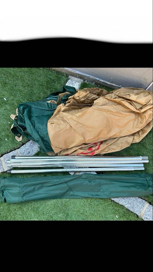 Coleman Compact Hexa Tarp Sタープ ベージュ・グリーン