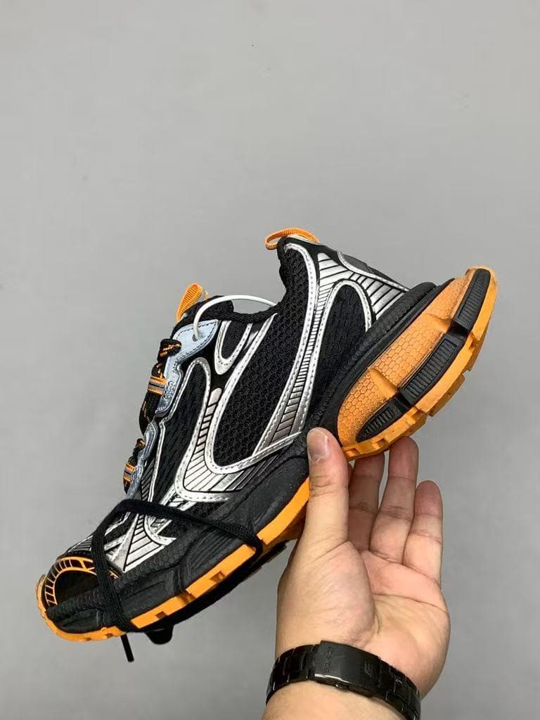 Ba1enc1aga ブラック/オレンジ スニーカー