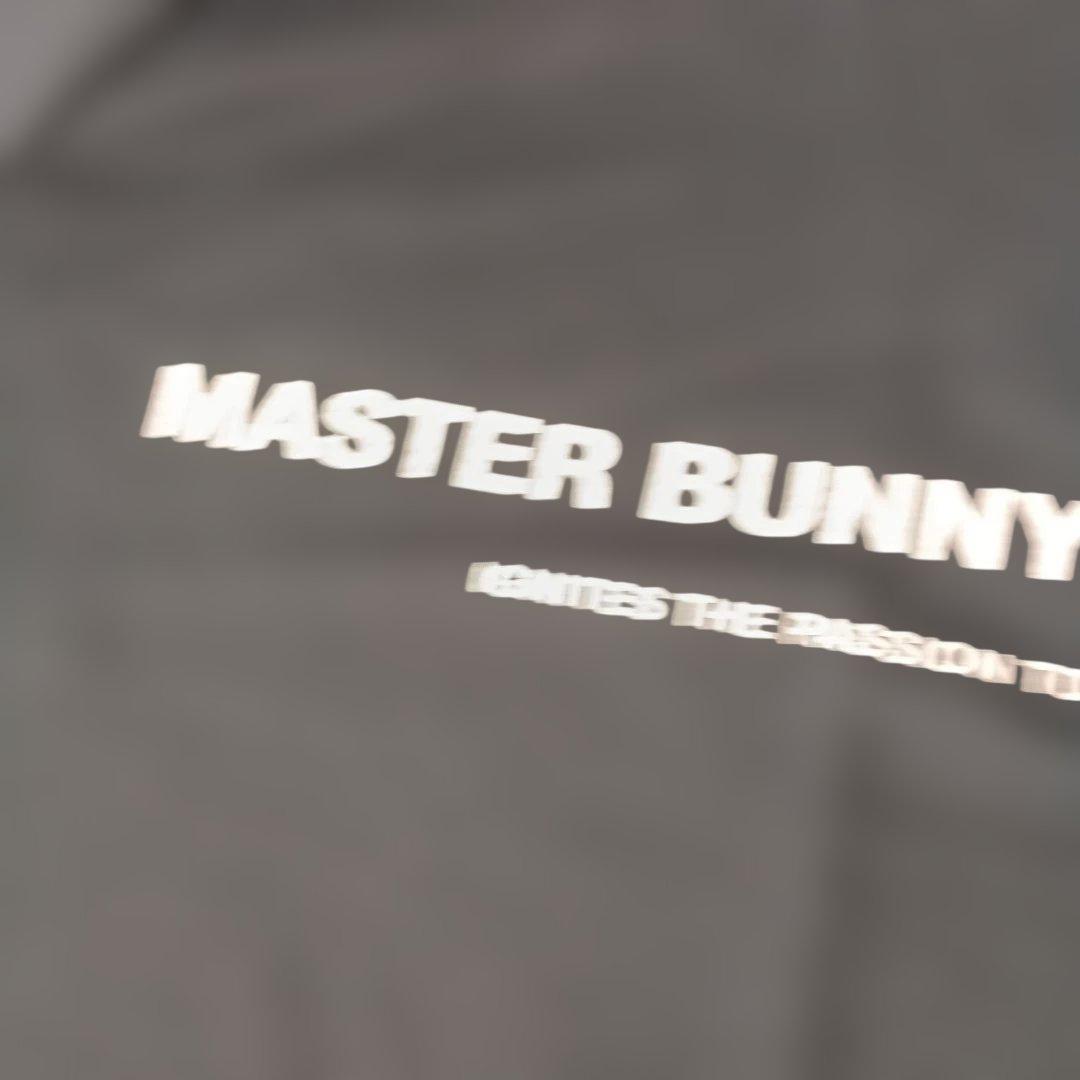 新品　MASTER BUNNY EDITION ブラックシャツ