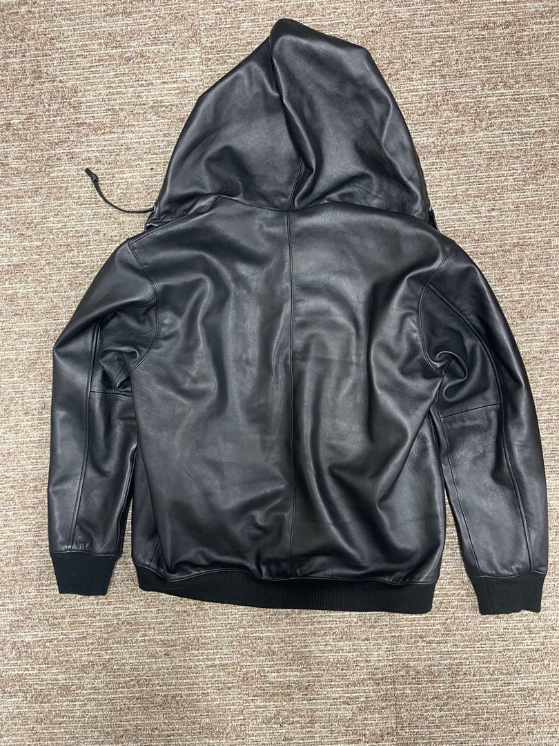 schott フード付きレザージャケット