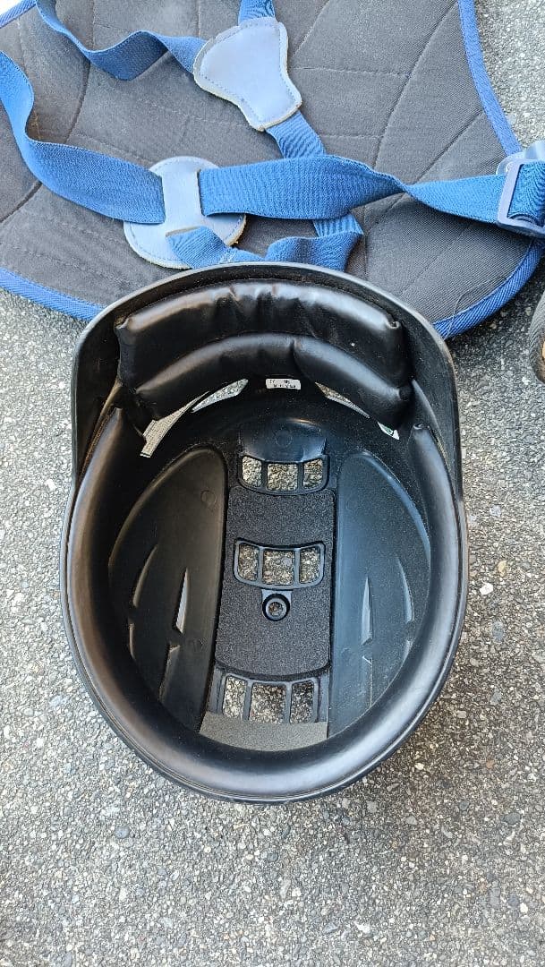 キャッチャー用プロテクターとヘルメットセット