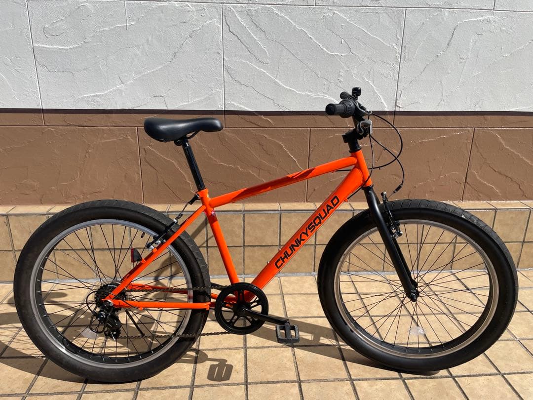 手渡時値引【室内保管】26インチマウンテンバイク 3インチ fatbike 8段