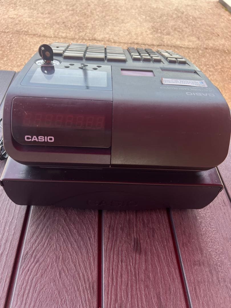 CASIO カシオTE-2500 レジ　レジスター　動作確認済　初期化済み