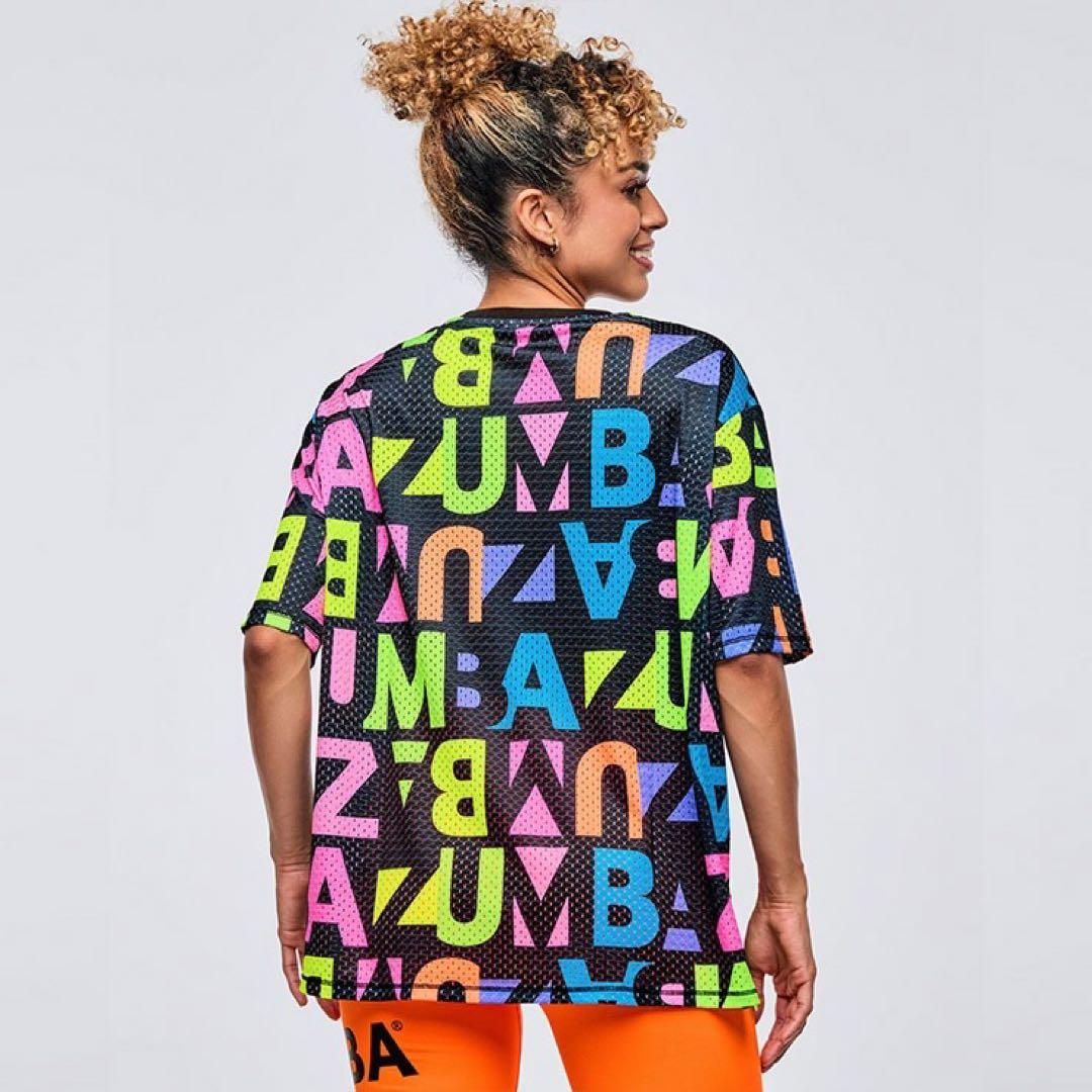 新品　正規品　ズンバ　X S ネオン　メッシュ　Tシャツ