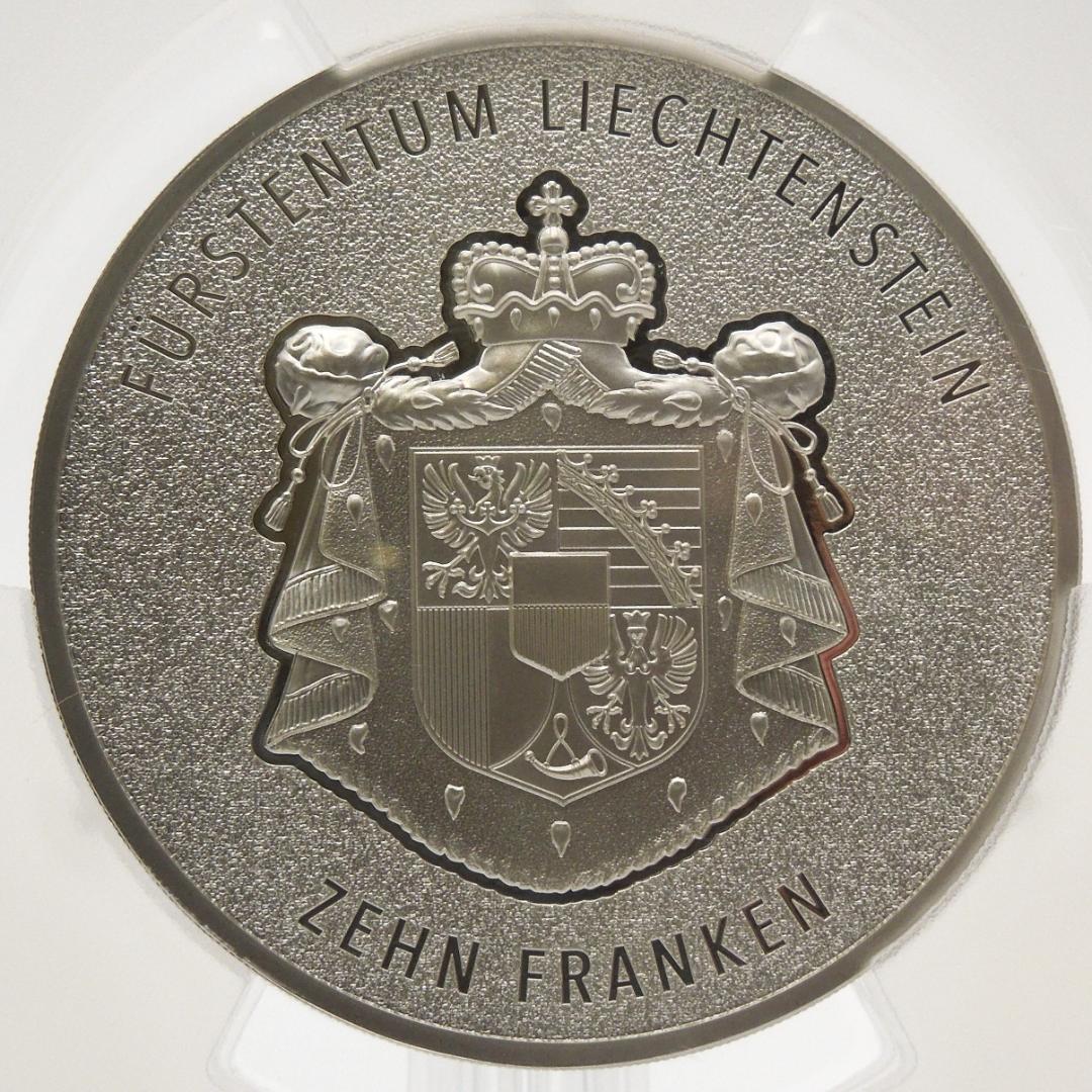 PCGS SP70 2024 リヒテンシュタイン スイスフラン導入100周年銀貨