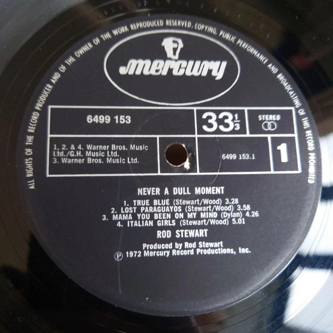 UK初回盤Rod Stewart Never A Dull Moment