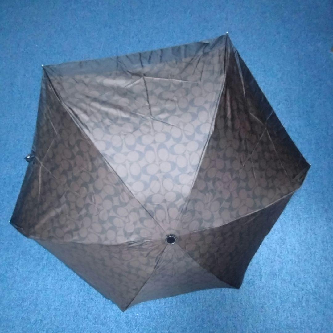 COACH 折りたたみ傘 99% UV保護　晴雨兼用