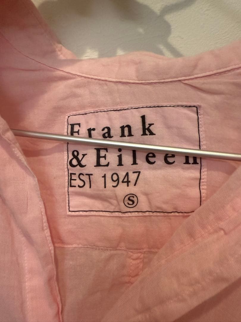 【¥6,000均一】frank&Eileen ピンク　シャツ　コットン100％