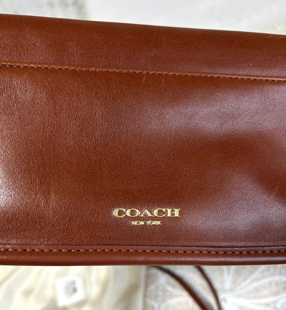COACH ブラウン クロスボディバッグ