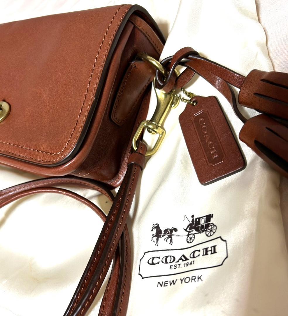 COACH ブラウン クロスボディバッグ