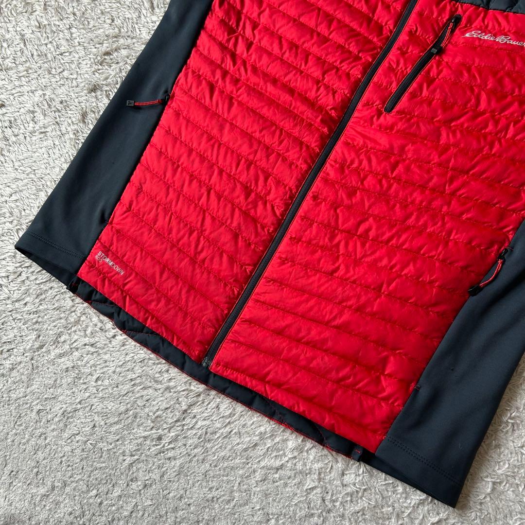 エディーバウアー 00s 800fil down vest L red