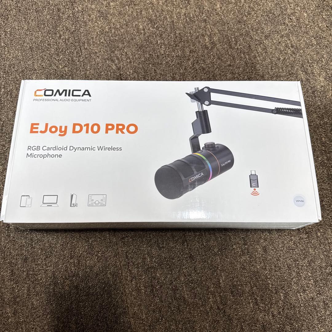 COMICA EJoy D10 PRO ダイナミックマイク白ホワイト