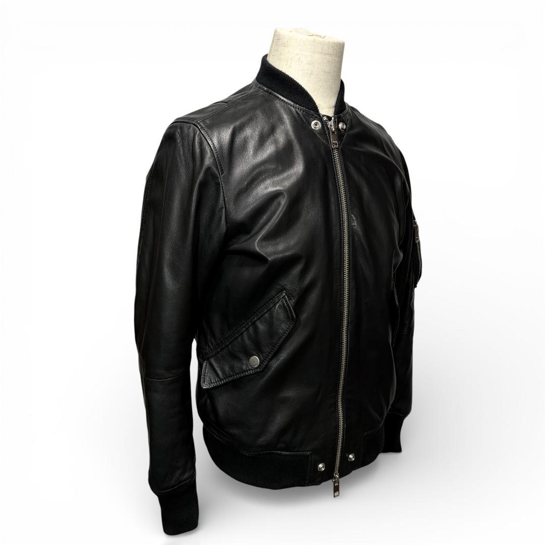 ✨大幅値下げ✨17,800円美品 ★DIESELディーゼル羊革MA-1S中綿