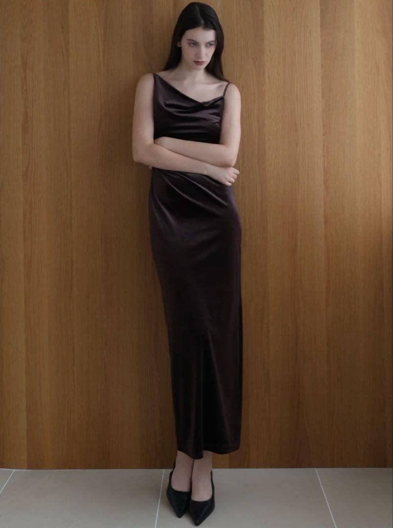 《本日限定お値下げ》celon drape cami dress