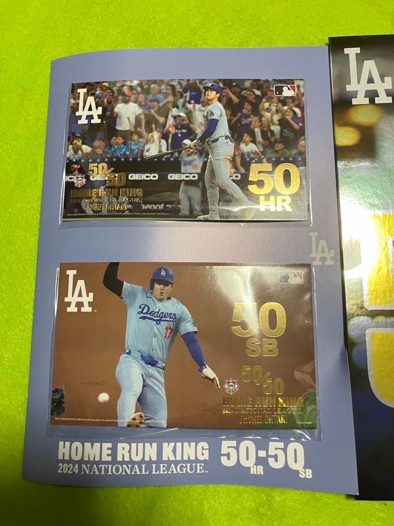 【限定!!!】大谷翔平　MLB　50-50記念切手プレミアムフレームセット