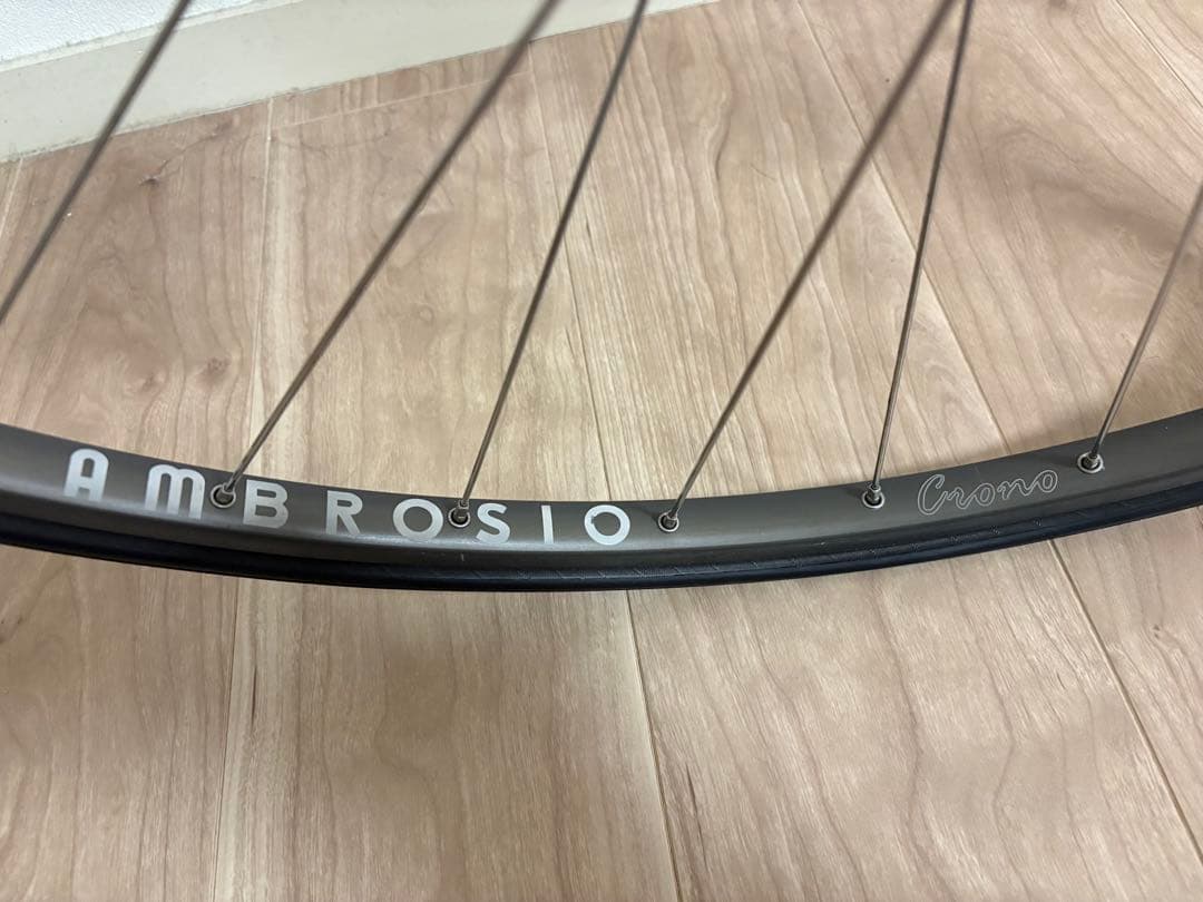 AMBROSIO dura ace フロント　 28h ホイール　ピスト　njs